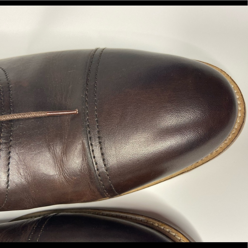 Men’s Smooth Leather Dress Shoes by Red Tape. Size 12 Medium - Picture 6 of 11